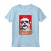 Divertente Lowchen Natale Cattivo Vintage Maglietta - Regalo Unico per Amanti Cani - Ideale per Natale