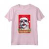 Divertente Lowchen Natale Cattivo Vintage Maglietta - Regalo Unico per Amanti Cani - Ideale per Natale