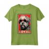 Lowchen Cane Fedele Vintage Pet Mamma Papà Maglietta - Regalo Divertente per Amanti di Cani - Ideale per Natale, Ringraziamento o Compleanni