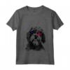 Donna Lowchen Dog 4 luglio America USA Bandiera Maglietta con Collo a V - Il Miglior Regalo per i Proprietari - Ideale per 4 luglio e Altre Festività