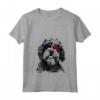 Donna Lowchen Dog 4 luglio America USA Bandiera Maglietta con Collo a V - Il Miglior Regalo per i Proprietari - Ideale per 4 luglio e Altre Festività
