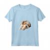 Donna Lowchen pigro Maglietta con Collo a V - Design Illustrato per Amanti dei Cani