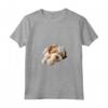 Donna Lowchen pigro Maglietta con Collo a V - Design Illustrato per Amanti dei Cani