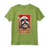 Divertente Lowchen Natale Cattivo Vintage Maglietta - Regalo Unico per Amanti dei Cani - Felice Natale da un Lowchen