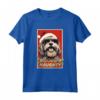 Divertente Lowchen Natale Cattivo Vintage Maglietta - Regalo Unico per Amanti dei Cani - Felice Natale da un Lowchen