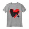 Cane Carino a Cuore Rosso Lowchen Maglietta - Amo i Miei Vestiti Lowchen - Ideale per Amanti dei Cani