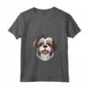 Donna Löwchen | Lowchen | Cartoon Artwork Maglietta con Collo a V - Ideale per gli Amanti dei Cani