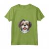 Donna Löwchen | Lowchen | Cartoon Artwork Maglietta con Collo a V - Ideale per gli Amanti dei Cani