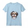 Donna Löwchen | Lowchen | Cartoon Artwork Maglietta con Collo a V - Ideale per gli Amanti dei Cani