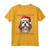 Lowchen Cappello di Babbo Natale divertente - Maglietta per Amanti dei Cani - Ideale per Natale, Ringraziamento e Compleanni