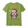 Lowchen Cappello di Babbo Natale divertente - Maglietta per Amanti dei Cani - Ideale per Natale, Ringraziamento e Compleanni