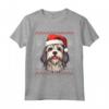 Lowchen Cappello di Babbo Natale divertente - Maglietta per Amanti dei Cani - Ideale per Natale, Ringraziamento e Compleanni
