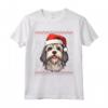 Lowchen Cappello di Babbo Natale divertente - Maglietta per Amanti dei Cani - Ideale per Natale, Ringraziamento e Compleanni