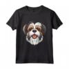 Löwchen | Lowchen | Cartoon Artwork Maglietta - Light Classic Tee for Dog Lovers