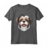 Löwchen | Lowchen | Cartoon Artwork Maglietta - Light Classic Tee for Dog Lovers