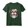 Löwchen | Lowchen | Cartoon Artwork Maglietta - Light Classic Tee for Dog Lovers