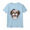 Löwchen | Lowchen | Cartoon Artwork Maglietta - Light Classic Tee for Dog Lovers
