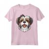 Löwchen | Lowchen | Cartoon Artwork Maglietta - Light Classic Tee for Dog Lovers