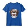 Löwchen | Lowchen | Cartoon Artwork Maglietta - Light Classic Tee for Dog Lovers