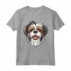 Löwchen | Lowchen | Cartoon Artwork Maglietta - Light Classic Tee for Dog Lovers