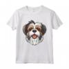 Löwchen | Lowchen | Cartoon Artwork Maglietta - Light Classic Tee for Dog Lovers