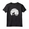 HapTiger Shadow in Moon - Maglietta per Halloween con Cane - Idea Regalo per Amante dei Cani - Natale e Compleanno