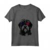 Donna Lowchen Dog 4 luglio America USA Bandiera Maglietta con Collo a V - Regalo per Proprietari di Cani - Ideale per Natale o Compleanni
