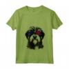 Donna Lowchen Dog 4 luglio America USA Bandiera Maglietta con Collo a V - Regalo per Proprietari di Cani - Ideale per Natale o Compleanni