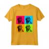 Lowchen Love - Pop Art Design Illustrazione Colorata Maglietta - Il Regalo Perfetto per Amanti dei Cani Lowchen a Natale o per Compleanni