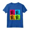 Lowchen Love - Pop Art Design Illustrazione Colorata Maglietta - Il Regalo Perfetto per Amanti dei Cani Lowchen a Natale o per Compleanni