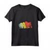 Donna Cane Mamma & Papà Silhouette - Vintage Lowchen Maglietta con Collo a V - Abbigliamento Dogs Lowchen per Compleanno e Natale
