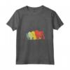 Donna Cane Mamma & Papà Silhouette - Vintage Lowchen Maglietta con Collo a V - Abbigliamento Dogs Lowchen per Compleanno e Natale