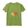 Donna Cane Mamma & Papà Silhouette - Vintage Lowchen Maglietta con Collo a V - Abbigliamento Dogs Lowchen per Compleanno e Natale