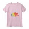 Donna Cane Mamma & Papà Silhouette - Vintage Lowchen Maglietta con Collo a V - Abbigliamento Dogs Lowchen per Compleanno e Natale