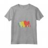 Donna Cane Mamma & Papà Silhouette - Vintage Lowchen Maglietta con Collo a V - Abbigliamento Dogs Lowchen per Compleanno e Natale