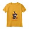 Lowchen - Divertente animale domestico per Halloween Maglietta con Collo a V - Costume per Cane Carino e Leggero