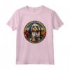 Lowchen - Piombo in Vetro Colorato per Cani - Design Artistico Maglietta - Capolavoro di Arte e Devozione al Migliore Amico dell'Uomo