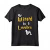 HapTiger - My Wizard is Lowchen Maglietta per Proprietari di Cani - Ideale come Regalo per Amanti dei Cani