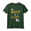 HapTiger - My Wizard is Lowchen Maglietta per Proprietari di Cani - Ideale come Regalo per Amanti dei Cani