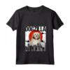 Donna Divertente Vintage Giapponese Dogzilla Lowchen - Maglietta con Collo a V per Amanti dei Cani - Regalo Divertente per Amici e Familiari