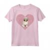 L'Impronta Digitale Amore - Maglietta Piccolo Cane Leone per Amanti dei Cani - Ideale per San Valentino - Design Divertente