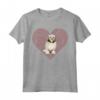 L'Impronta Digitale Amore - Maglietta Piccolo Cane Leone per Amanti dei Cani - Ideale per San Valentino - Design Divertente