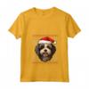 Lowchen Love - Maglietta Divertente con Cappello di Babbo Natale per Amanti dei Cani - Ideale per Natale, Ringraziamento o Compleanni