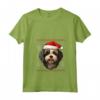 Lowchen Love - Maglietta Divertente con Cappello di Babbo Natale per Amanti dei Cani - Ideale per Natale, Ringraziamento o Compleanni