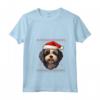 Lowchen Love - Maglietta Divertente con Cappello di Babbo Natale per Amanti dei Cani - Ideale per Natale, Ringraziamento o Compleanni