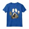 Lowchen Mountain Paw Design - Maglietta per Amanti dei Cani - Regalo Unico per Natale, Ringraziamento o Compleanni