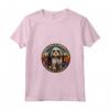 Lowchen - Maglietta con Collo a V Stained Glass Dog Design - Ideale per Amanti dei Cani e Appassionati di Arte