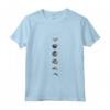 Impressionante Luna Moon Phases - T-Shirt per Uomo e Donna - Regalo per Amanti dello Spazio - Maglietta Fasi Lunari