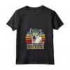 Donna Scuole fuori per l'estate - Insegnante di Cani Norvegesi Lundehund Maglietta Retro Vintage - Ultimo giorno di scuola Summer Vibe Abbigliamento