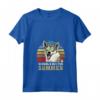 Donna Scuole fuori per l'estate - Insegnante di Cani Norvegesi Lundehund Maglietta Retro Vintage - Ultimo giorno di scuola Summer Vibe Abbigliamento